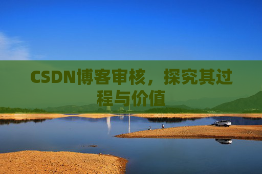 CSDN博客审核，探究其过程与价值